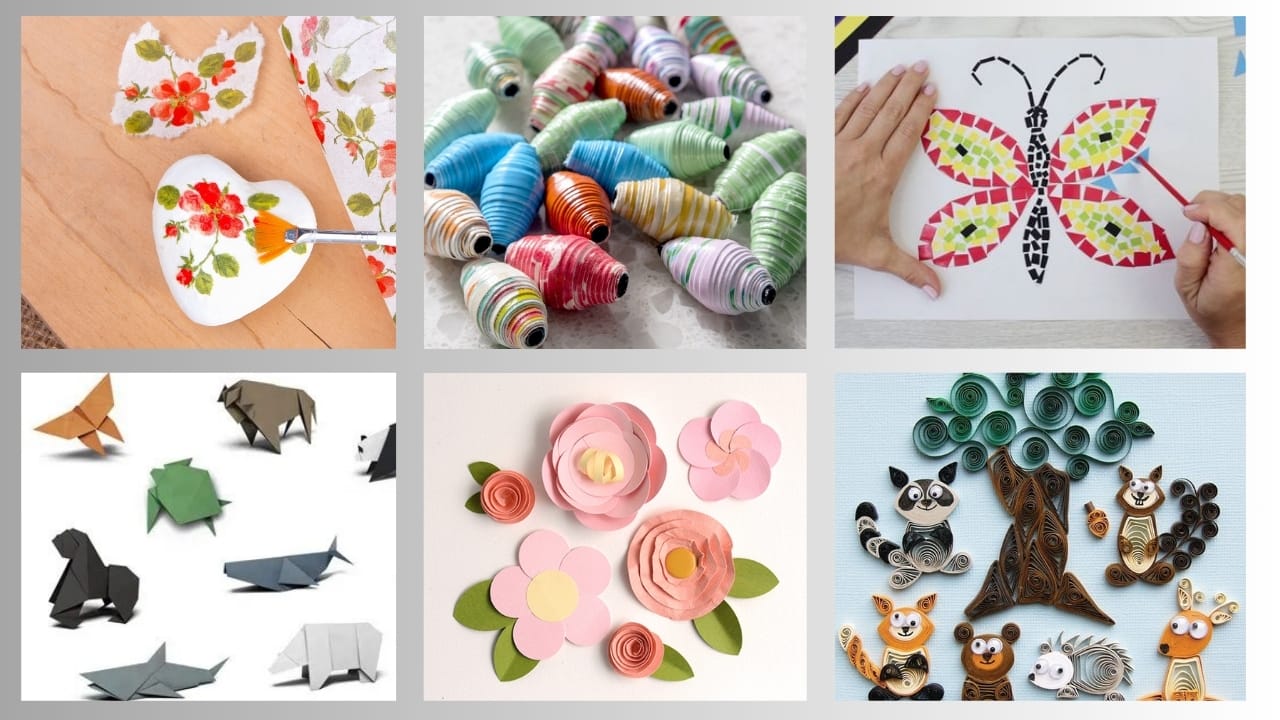 10 Easy Paper Craft Projects for Beginners 1 10 Easy Paper Craft Projects for Beginners